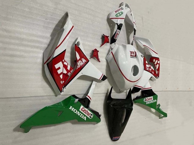 Comprare Carena Moto Honda CBR600RR 2007-2008 - Bianco Verde Rosso Castrol