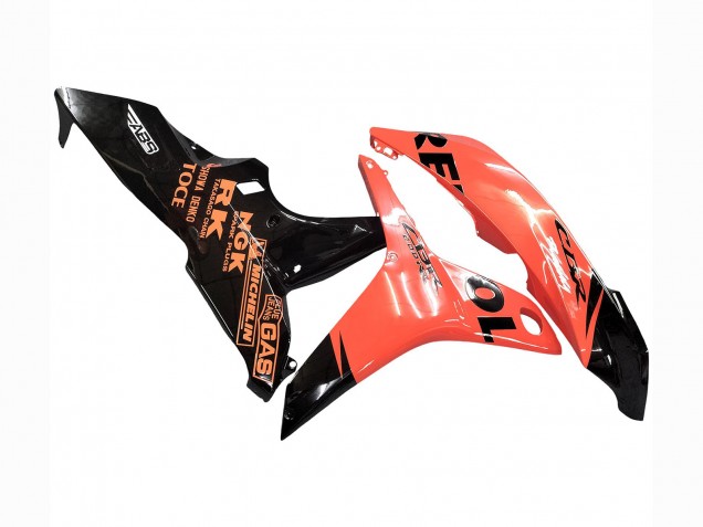 Comprare Carena Moto Honda CBR600RR 2007-2008 - Arancia Nero Lucido Repsol