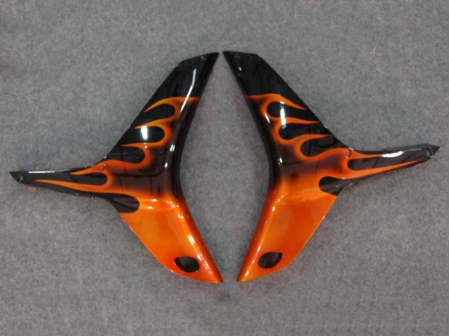 Comprare Carena Moto Honda CBR600RR 2007-2008 - Nero Lucido Arancia Fiamma