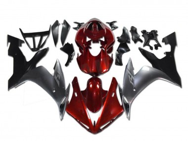 Comprare Carena Moto Yamaha YZF R1 2002-2003 - Rosso Argento Nero
