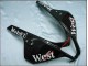 Comprare Carena Moto Honda CBR600RR 2007-2008 - Nero Lucido Bianco West