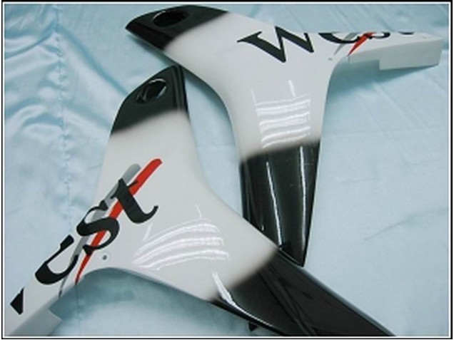 Comprare Carena Moto Honda CBR600RR 2007-2008 - Nero Lucido Bianco West
