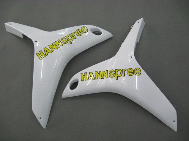 Comprare Carena Moto Honda CBR600RR 2007-2008 - Bianco Verde Giallo Nero Lucido Hannspree