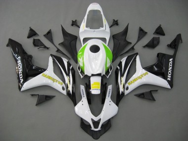 Comprare Carena Moto Honda CBR600RR 2007-2008 - Bianco Verde Giallo Nero Lucido Hannspree
