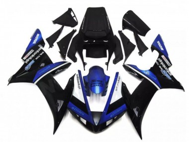 Comprare Carena Moto Yamaha YZF R1 2002-2003 - Nero Bianco Blu
