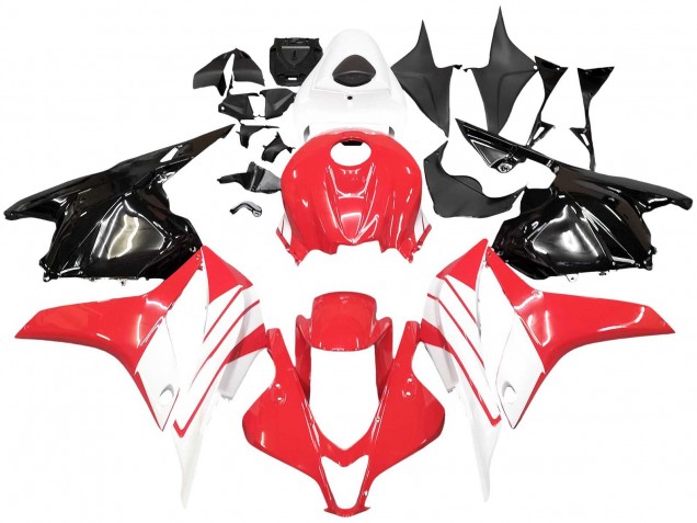 Comprare Kit Carena Moto Honda CBR600RR 2009-2012 - Bianco Rosso Nero Lucido
