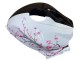 Comprare Carena Moto Honda CBR600RR 2009-2012 - Bianco Fiore di Ciliegio Nero Lucido