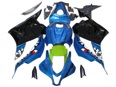 Comprare Carena Moto Honda CBR600RR 2009-2012 - Blu Verde Nero Lucido Squalo