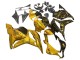 Comprare Carena Moto Honda CBR600RR 2009-2012 - Oro Nero Lucido