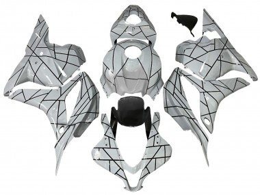 Comprare Carena Moto Honda CBR600RR 2009-2012 - Bianco Grigio Nero Linea