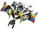 Comprare Carena Moto Honda CBR600RR 2009-2012 - Nero Multicolore MoviStar