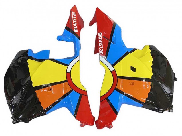 Comprare Carena Moto Honda CBR600RR 2009-2012 - Nero Multicolore MoviStar