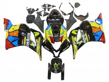 Comprare Carena Moto Honda CBR600RR 2009-2012 - Nero Multicolore MoviStar