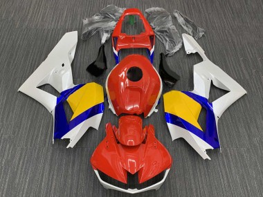 Comprare Carena Moto Honda CBR600RR 2009-2012 - Bianco Blu Giallo Rosso