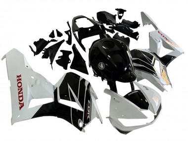 Comprare Kit Carena Moto Honda CBR600RR 2013-2023 - Bianco Nero Lucido