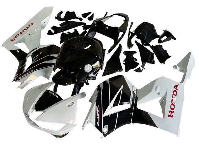 Comprare Kit Carena Moto Honda CBR600RR 2013-2026 - Bianco Nero Lucido