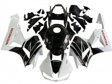 Comprare Kit Carena Moto Honda CBR600RR 2013-2023 - Bianco Nero Lucido