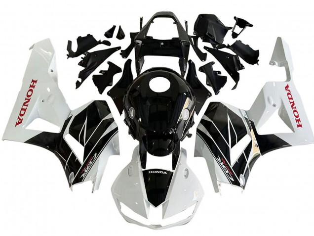 Comprare Kit Carena Moto Honda CBR600RR 2013-2026 - Bianco Nero Lucido