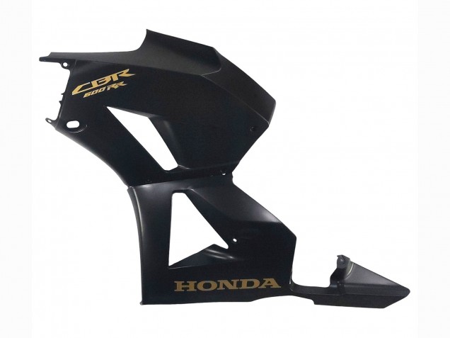 Comprare Carena Moto Honda CBR600RR 2013-2023 - Nero Opaco Oro Decals