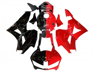 Comprare Carena Moto Honda CBR600RR 2013-2023 - Nero Lucido Rosso Diviso