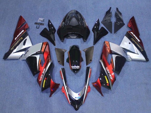 Comprare Carena Moto Kawasaki ZX10R 2004-2005 - Bianco Nero Fluorescent Giallo Ninja