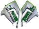 Comprare Carena Moto Kawasaki ZX10R 2004-2005 - Verde Argento Nero 69
