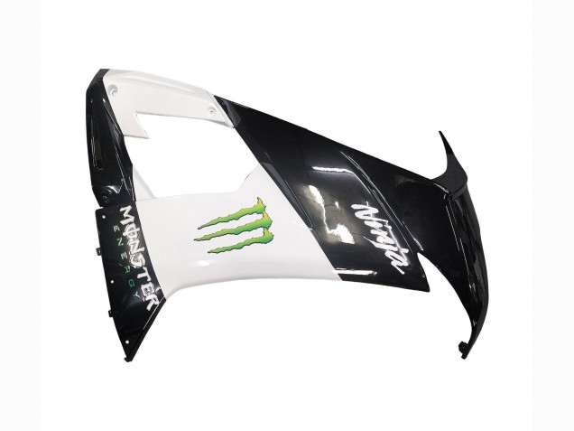 Comprare Carena Moto Kawasaki ZX10R 2008-2010 - Nero Lucido Bianco Verde Mostro Elf