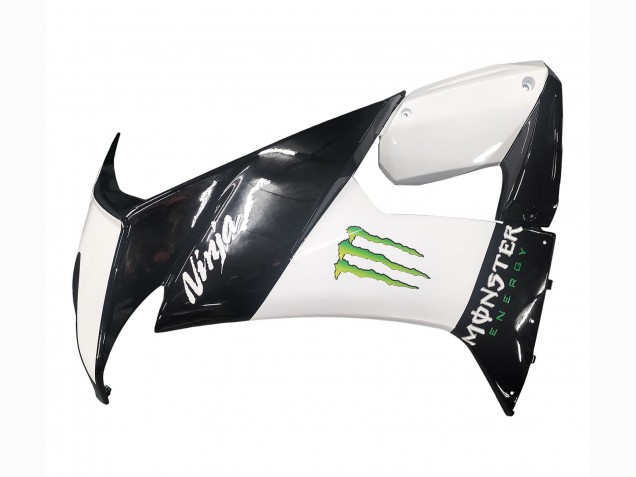Comprare Carena Moto Kawasaki ZX10R 2008-2010 - Nero Lucido Bianco Verde Mostro Elf