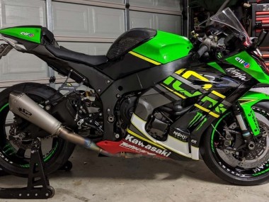Comprare Carena Moto Kawasaki ZX10R 2011-2015 - Verde Giallo Nero Bianco Elf Mostro