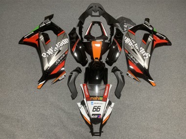 Comprare Carena Moto Kawasaki ZX10R 2011-2015 - Bianco Arancia Nero Mahi Elf 66 Superbike