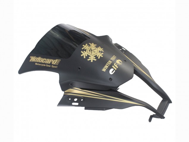 Comprare Carena Moto Kawasaki ZX10R 2011-2015 - Nero Opaco Oro Nevicare Elf