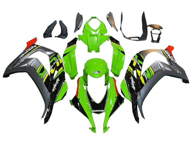 Comprare Carena Moto Kawasaki ZX10R 2016-2020 - Verde Rosso Grigio