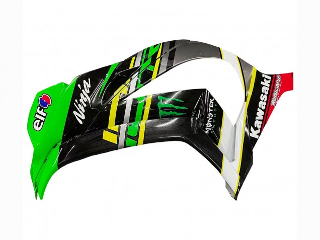 Comprare Carena Moto Kawasaki ZX10R 2016-2020 - Verde Giallo Rosso Nero Elf Mostro