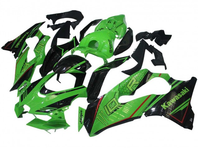 Comprare Carena Moto Kawasaki ZX10R 2021-2025 - Verde Nero Lucido