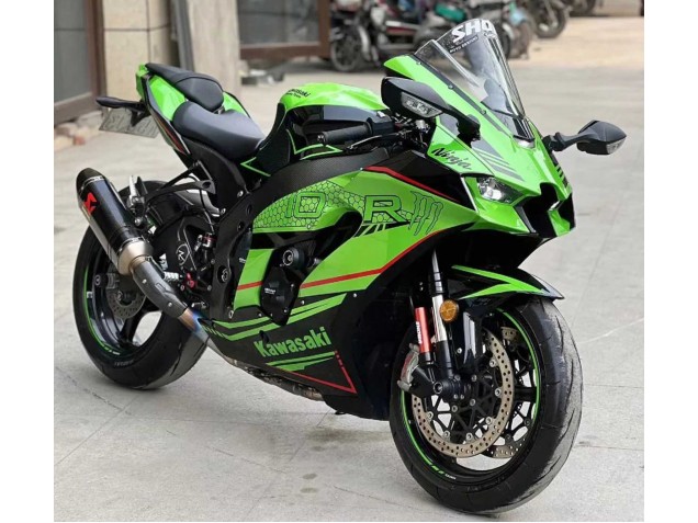 Comprare Carena Moto Kawasaki ZX10R 2021-2025 - Verde Nero Lucido