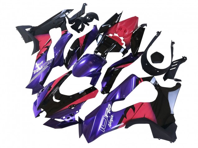Comprare Carena Moto Kawasaki ZX10R 2021-2025 - Rosso Nero Viola Bianco