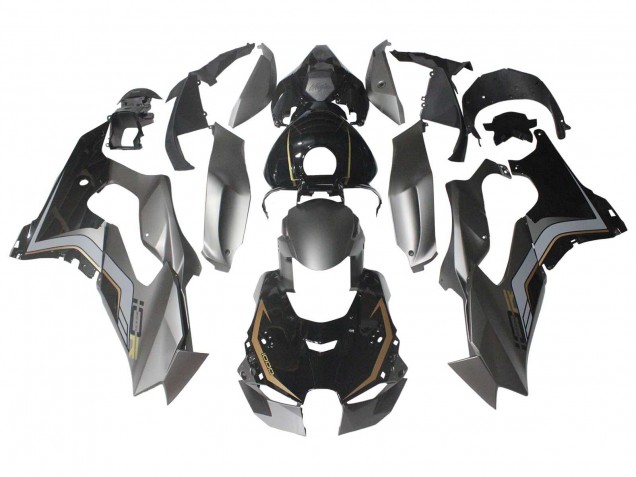Comprare Carena Moto Kawasaki ZX10R 2021-2025 - Nero Grigio Oro