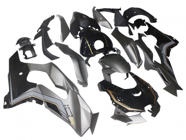 Comprare Carena Moto Kawasaki ZX10R 2021-2025 - Nero Grigio Oro