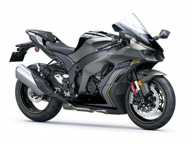 Comprare Carena Moto Kawasaki ZX10R 2021-2025 - Nero Grigio Oro