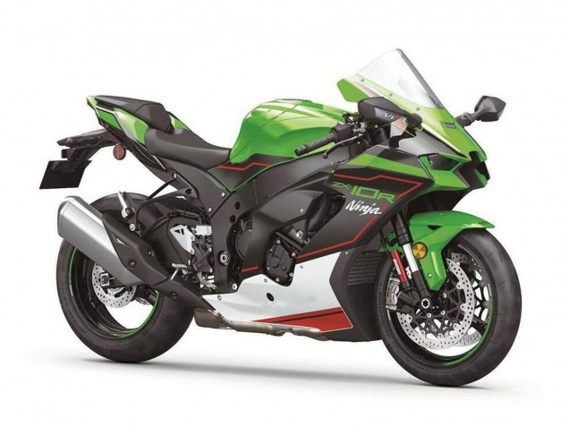Comprare Carena Moto Kawasaki ZX10R 2021-2025 - Verde Nero Bianco Rosso Ninja