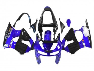 Comprare Carena Moto Kawasaki ZX6R 1998-1999 - Blu Nero Lucido Elf Bridgestone