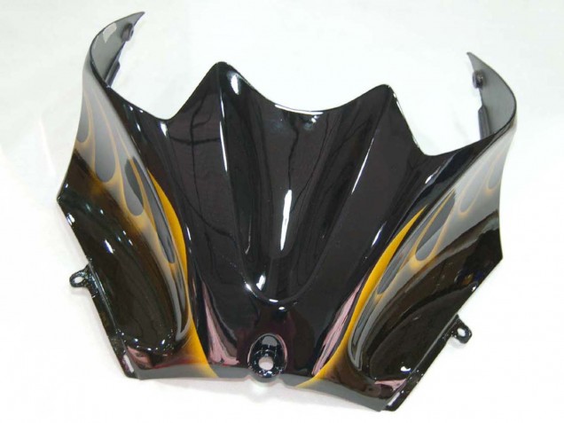 Comprare Carena Moto Kawasaki ZX14R ZZR1400 2006-2011 - Nero Lucido Oro Fiamma