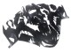 Comprare Carena Moto Kawasaki ZX14R ZZR1400 2012-2024 - Nero Lucido Nero Opaco Bianco Ninja