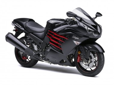 Comprare Carena Moto Kawasaki ZX14R ZZR1400 2012-2024 - Nero Opaco Rosso Bianco Ninja