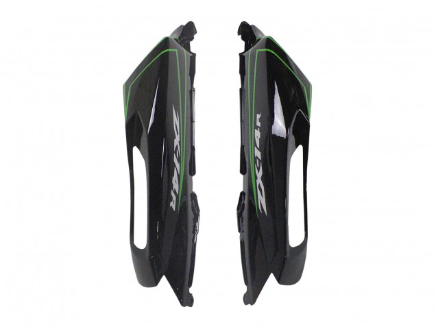 Comprare Carena Moto Kawasaki ZX14R ZZR1400 2012-2024 - Verde Nero Lucido Banda