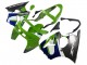 Comprare Carena Moto Kawasaki ZX6R 1998-1999 - Verde Bianco Blu Argento Nero Lucido