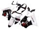 Comprare Carena Moto Kawasaki ZX6R 2000-2002 - Bianco Nero Rosso Mostro