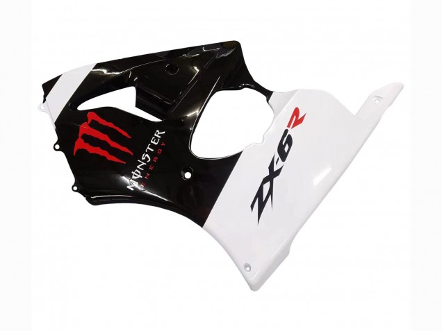 Comprare Carena Moto Kawasaki ZX6R 2000-2002 - Bianco Nero Rosso Mostro