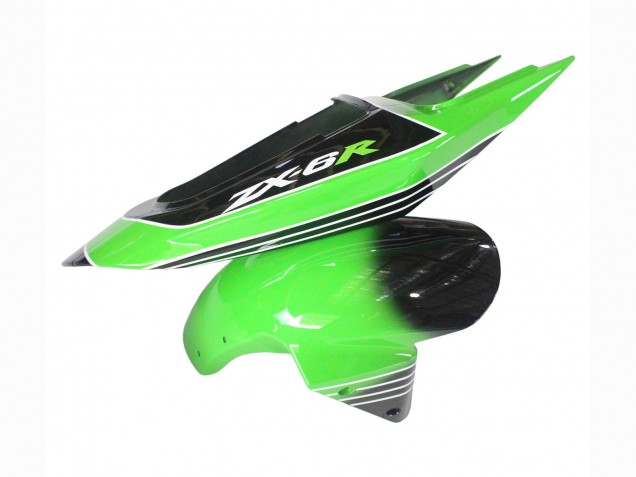 Comprare Carena Moto Kawasaki ZX6R 2003-2004 - Verde Bianco Nero