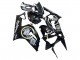 Comprare Carena Moto Kawasaki ZX6R 2003-2004 - Nero Lucido Bianco Motul Lucky Strike